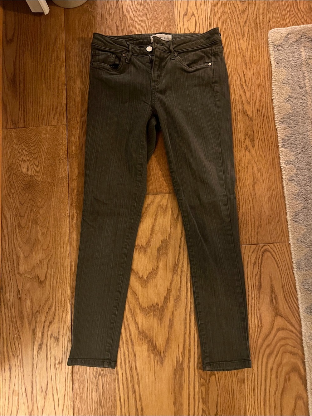Calvin Klein Dark Olive Skinny Jeans